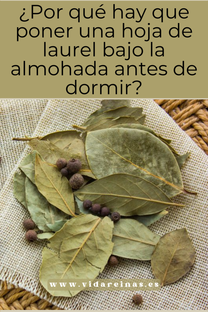 ¿Qué pasa si pongo una hoja de laurel debajo de la almohada