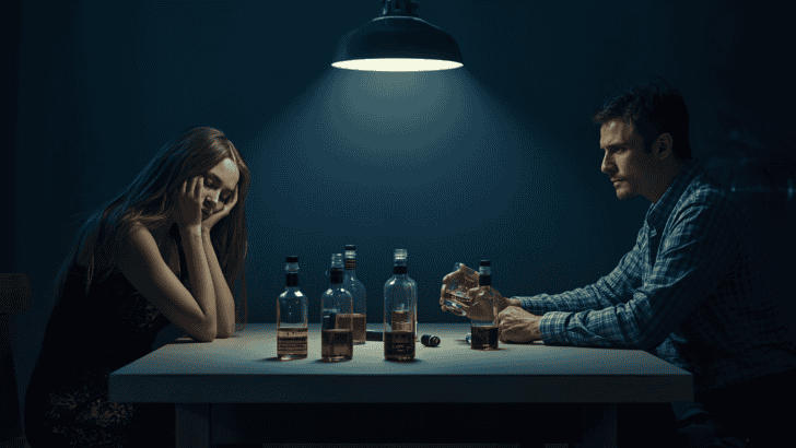 Cuando los narcisistas beben alcohol y te culpan de todo.